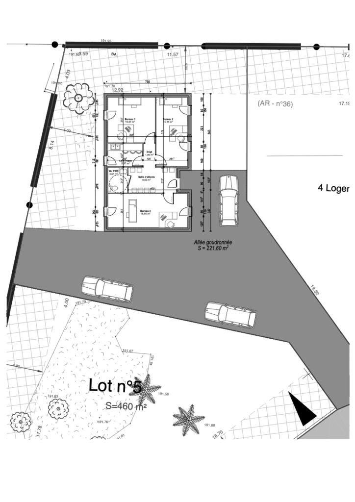 Plan cabinet médical